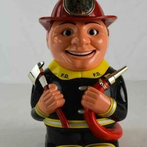 Vtg Fire Department Cookie Jar**Rare**